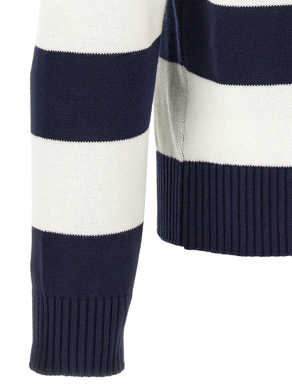 Lacoste Gestreept poloshirt met polokraag en lange mouwen Blauw