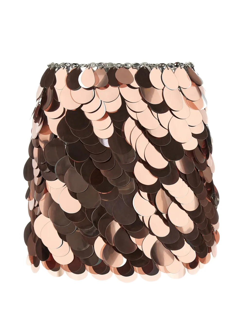 Rabanne Sparkle Discs sequin-embellished skirt - Rosa