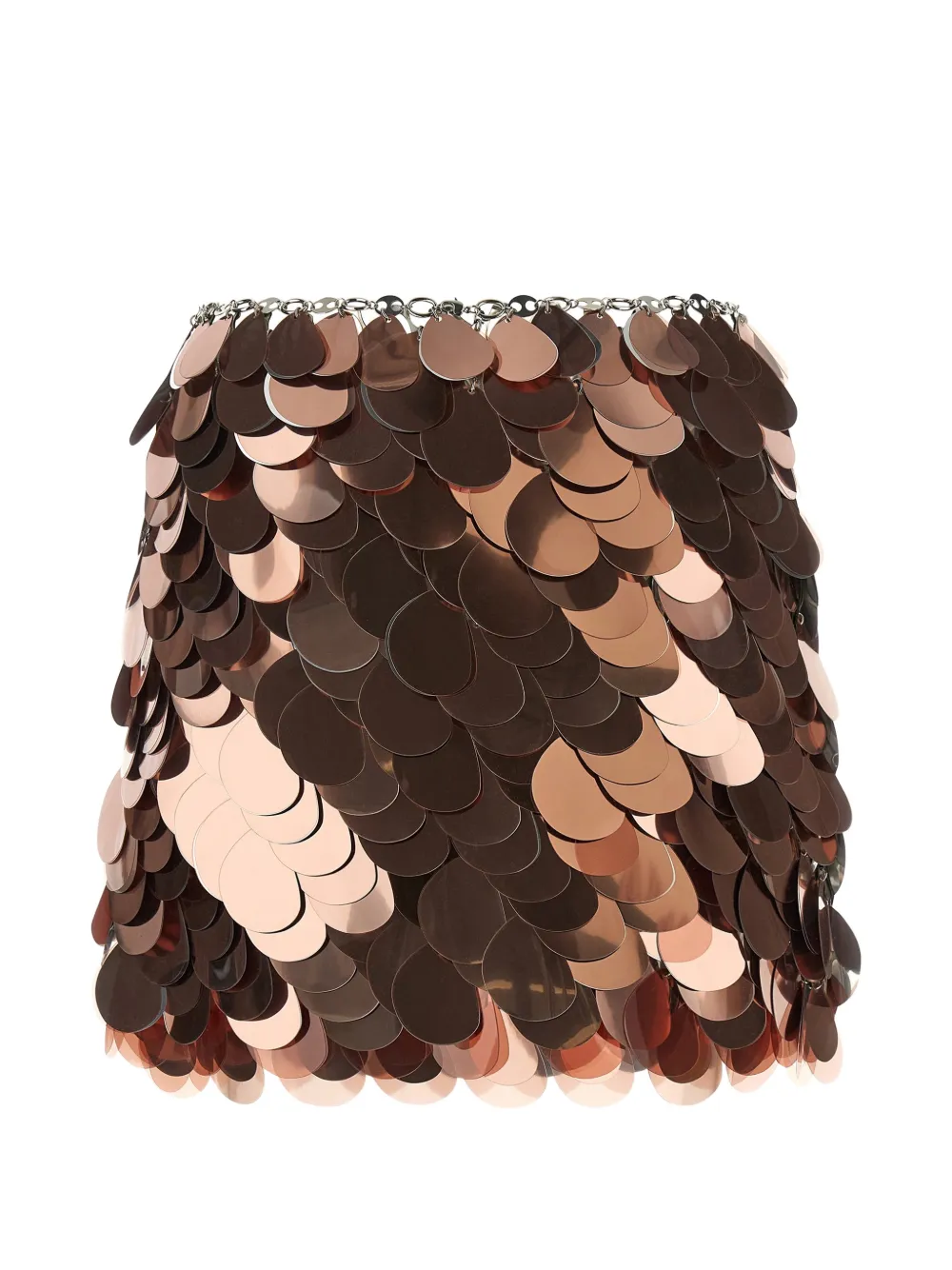Rabanne Sparkle Discs rok verfraaid met pailletten Roze