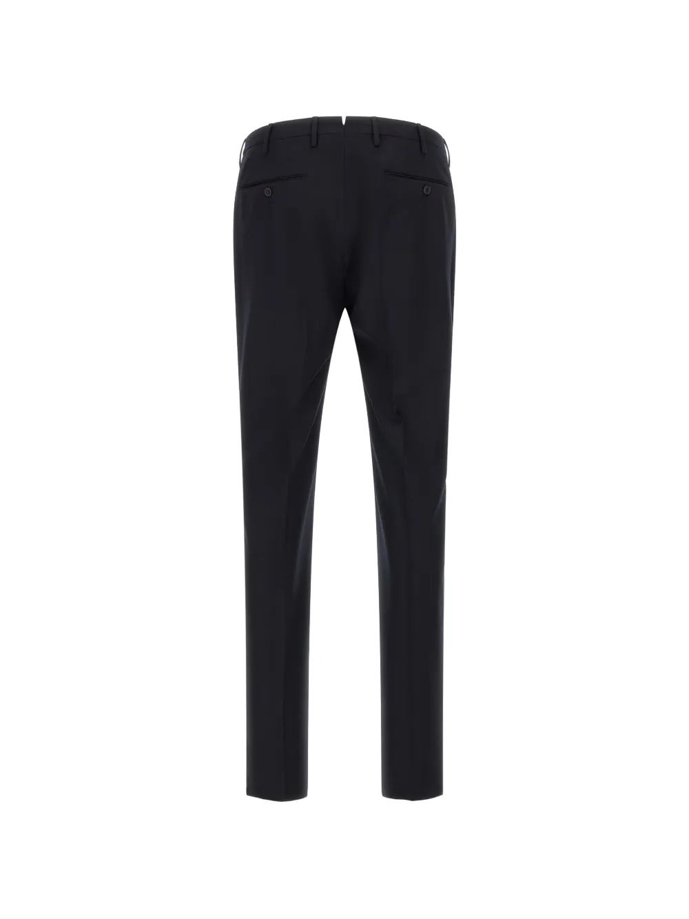 Incotex Broek met vlakke voorkant en persvouw Blauw