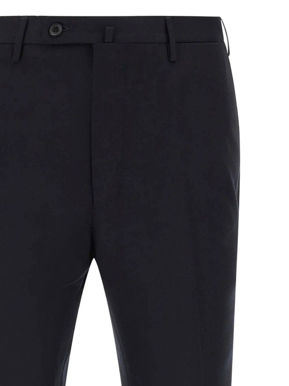 Incotex Broek met vlakke voorkant en persvouw Blauw