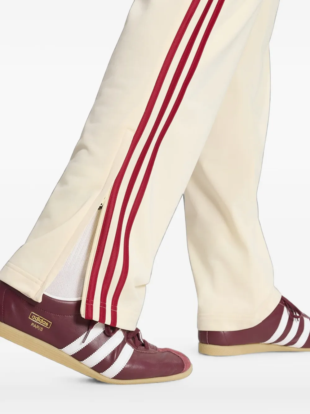 adidas side-stripe track pants Geel