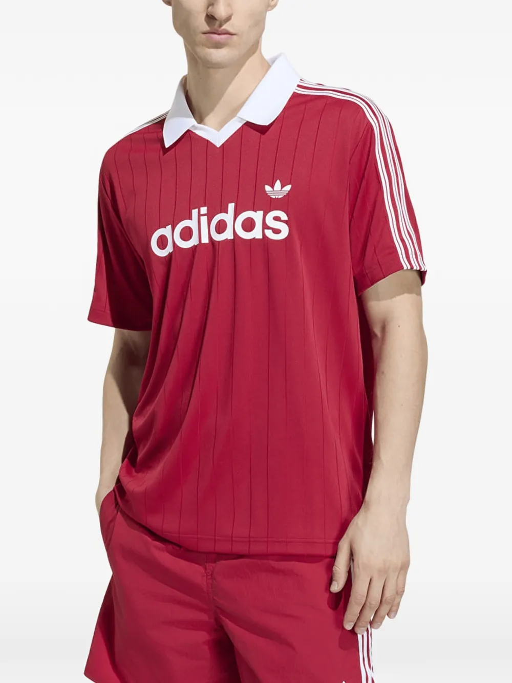 adidas Drop Needle jersey T-shirt Rood