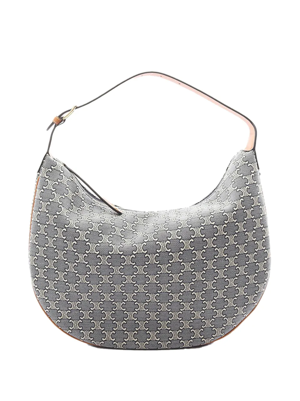 Celine Pre-Owned 2000-2026 Large Canvas Triomphe Lulu shoulder bag - Blu