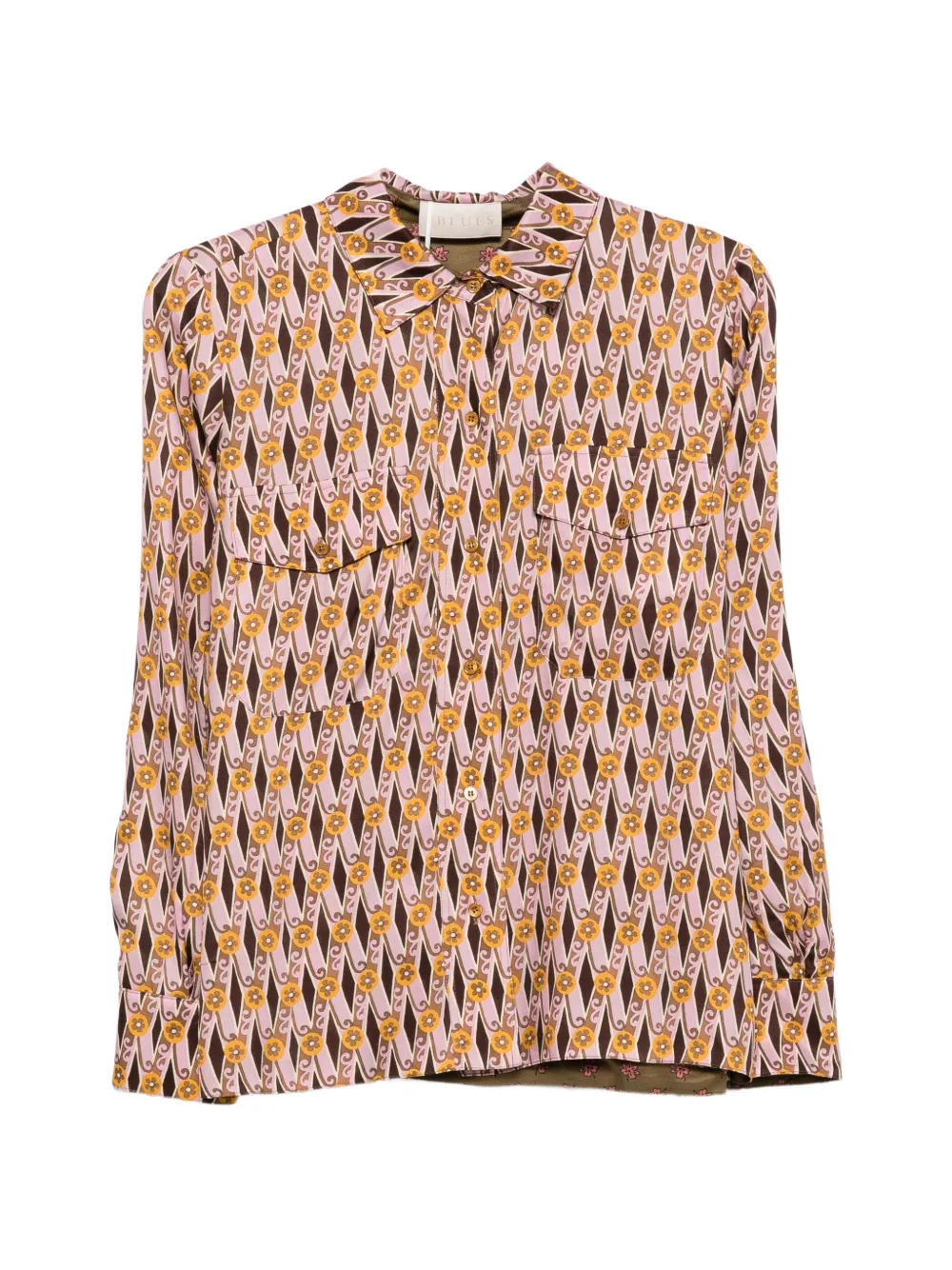 I BLUES reversible chest-pocket shirt