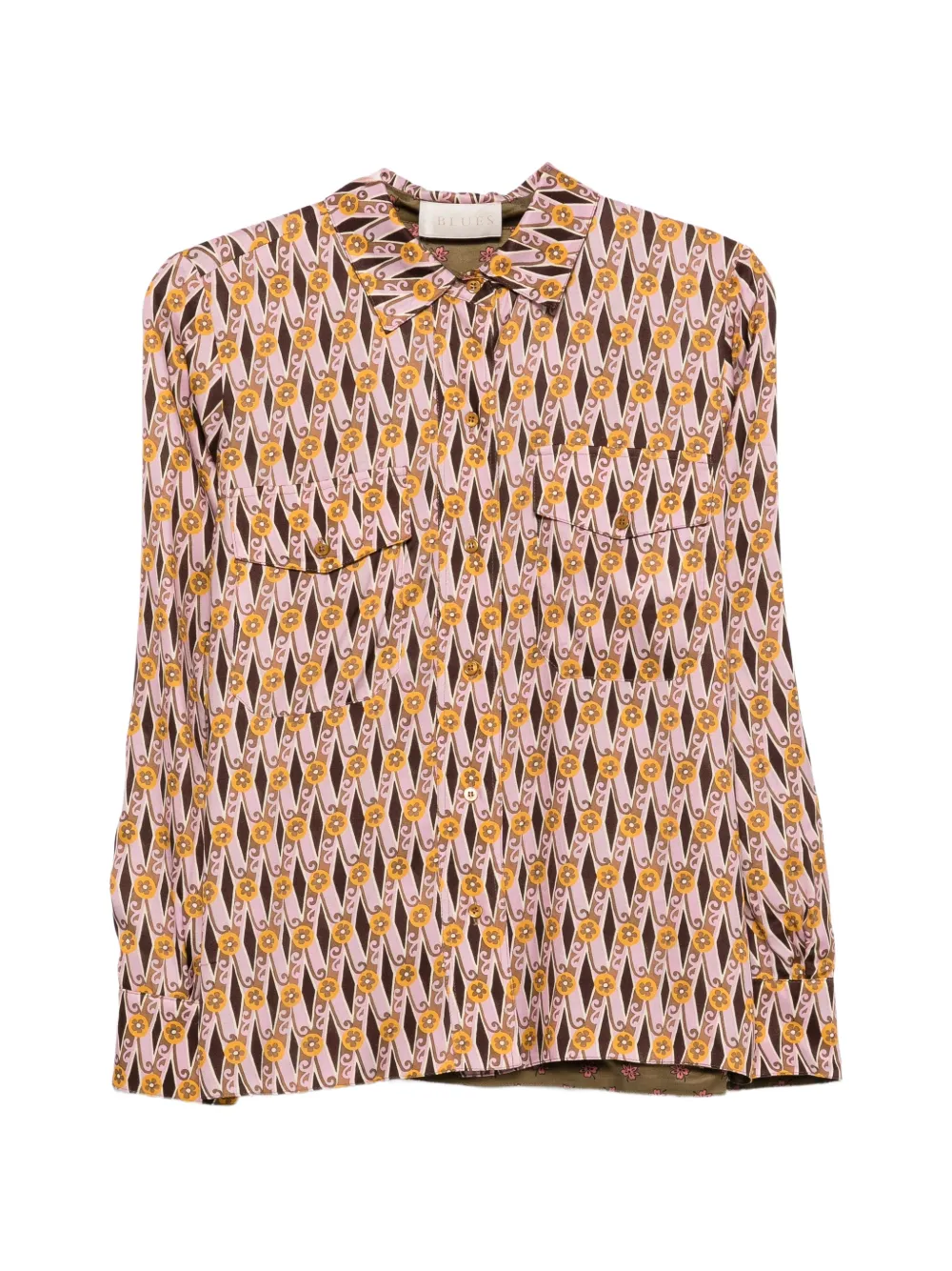 I BLUES reversible chest-pocket shirt
