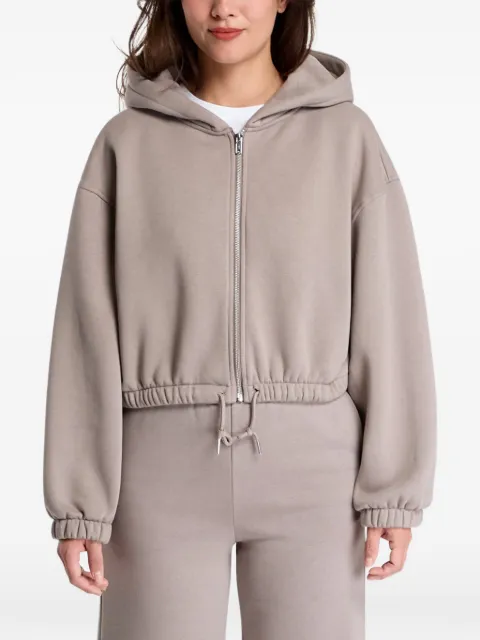 Urban Classics cropped drawstring-hem hoodie