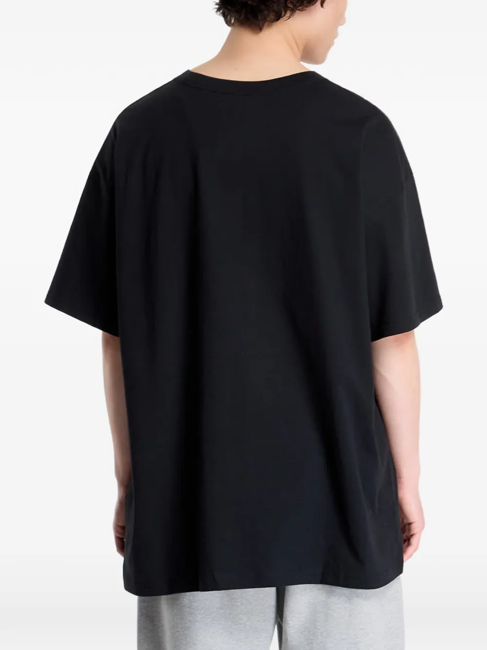 Nike T-shirt met grafische print Zwart