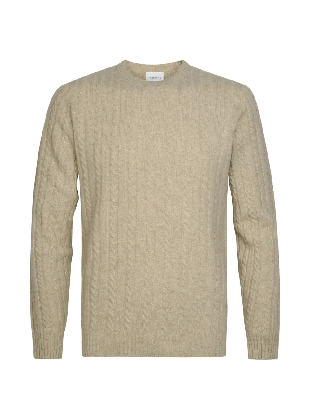 Profuomo cable-knit sweater
