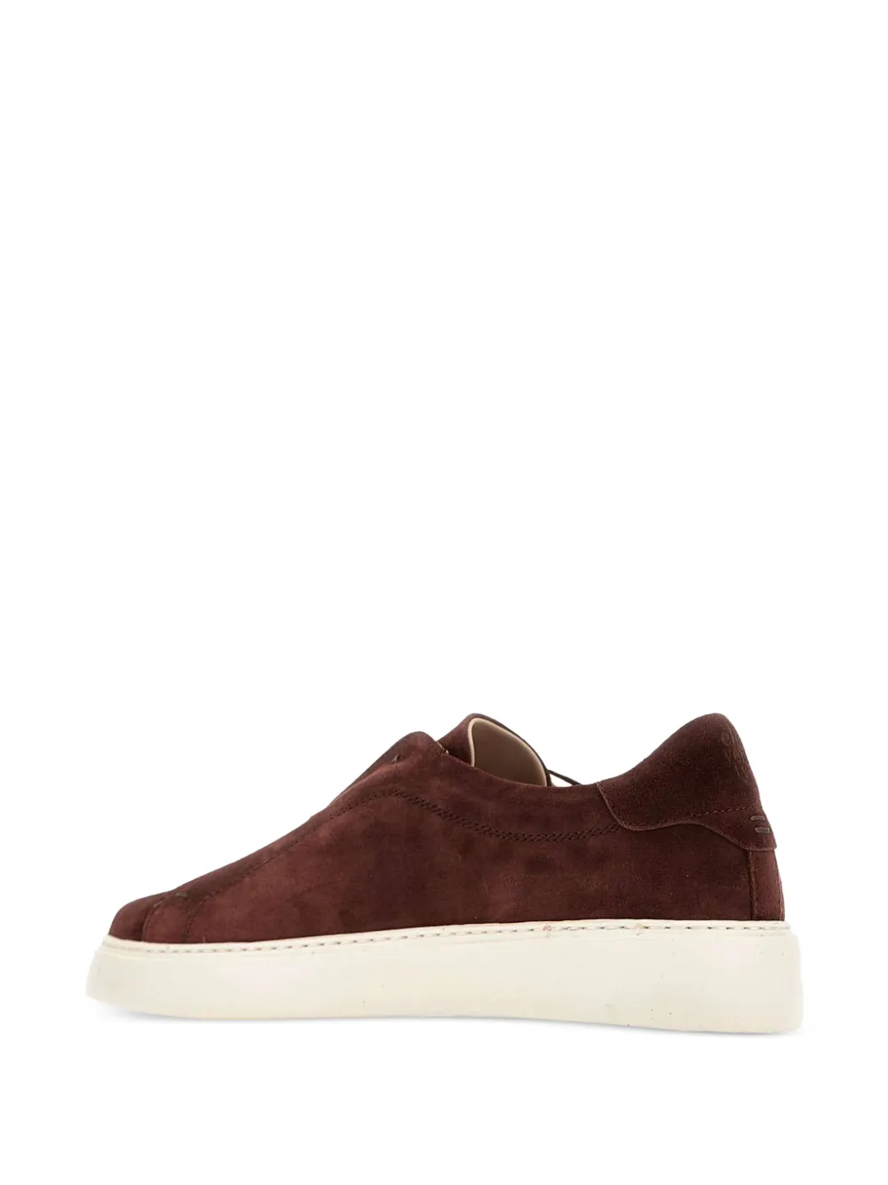 Eleventy suede slip-on sneakers Bruin
