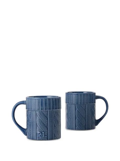 Ralph Lauren Home cable-knit mug set