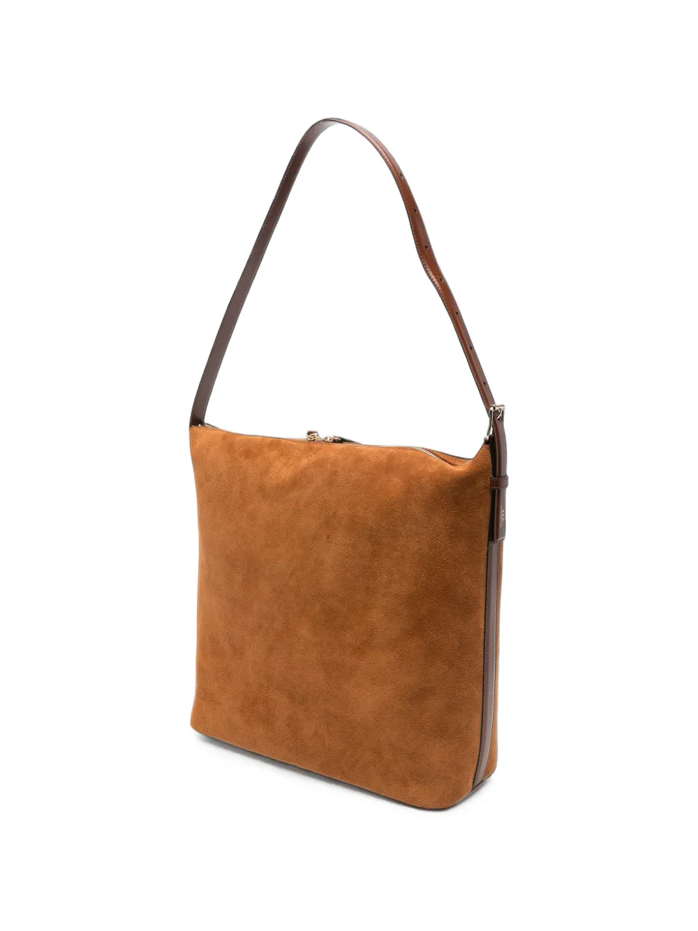 A.P.C. Suède schoudertas Bruin