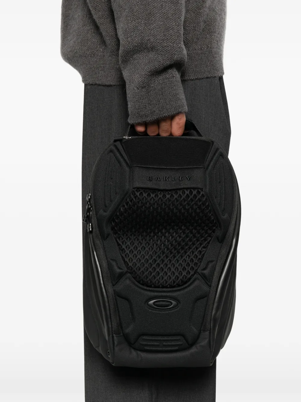 Oakley Shopper met mesh vlak en logo-plakkaat Zwart