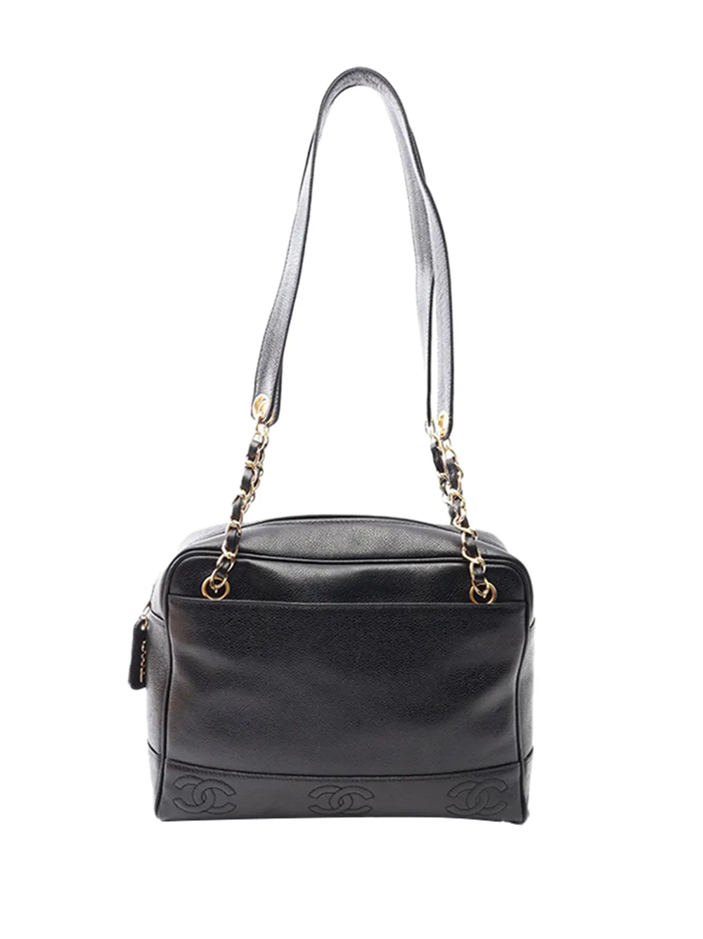 CHANEL Pre-Owned 1996-1997 Triple CC Caviar shoulder bag - Nero