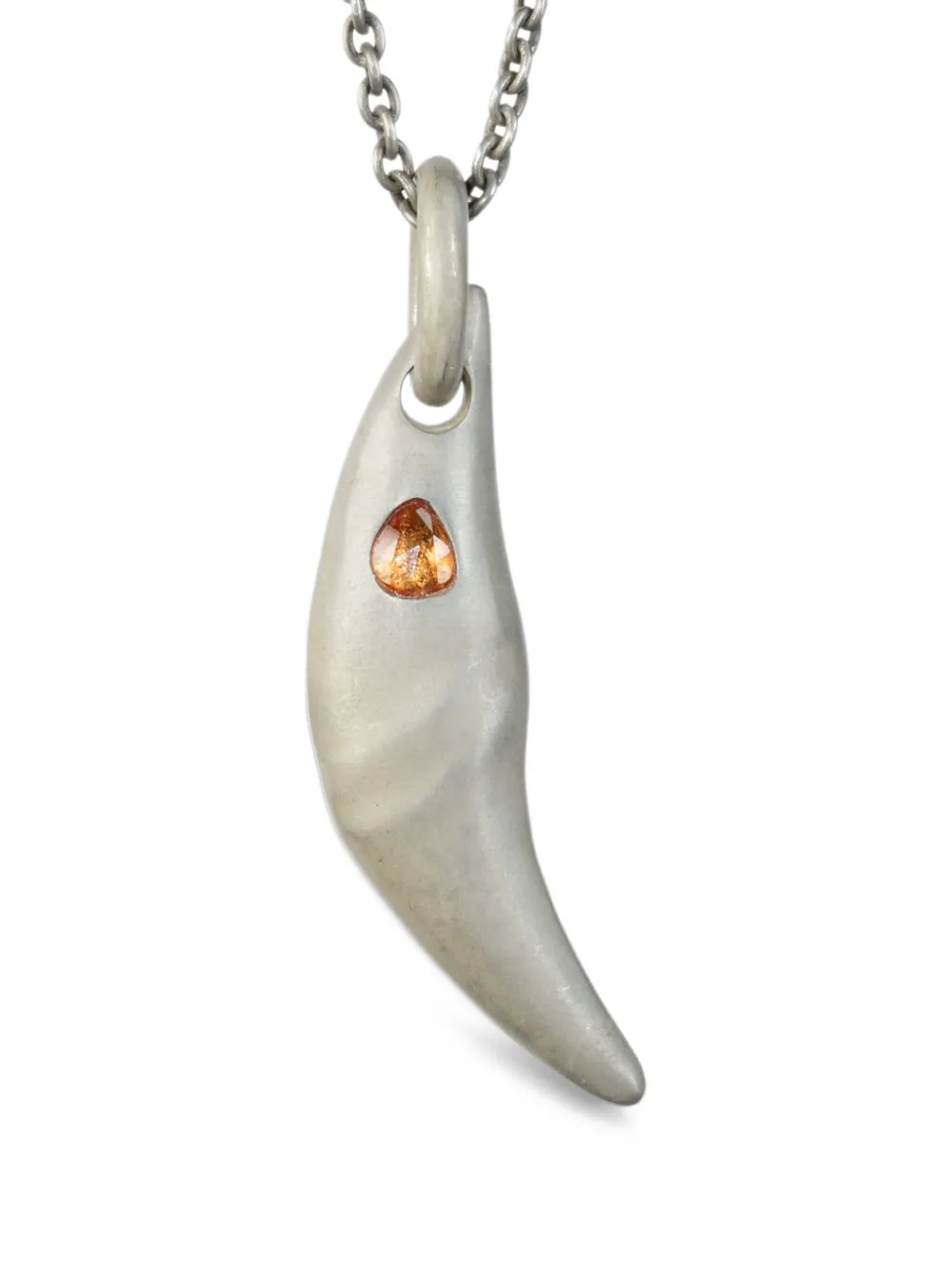 Parts of Four large Wolf Tooth sapphire necklace - Argento