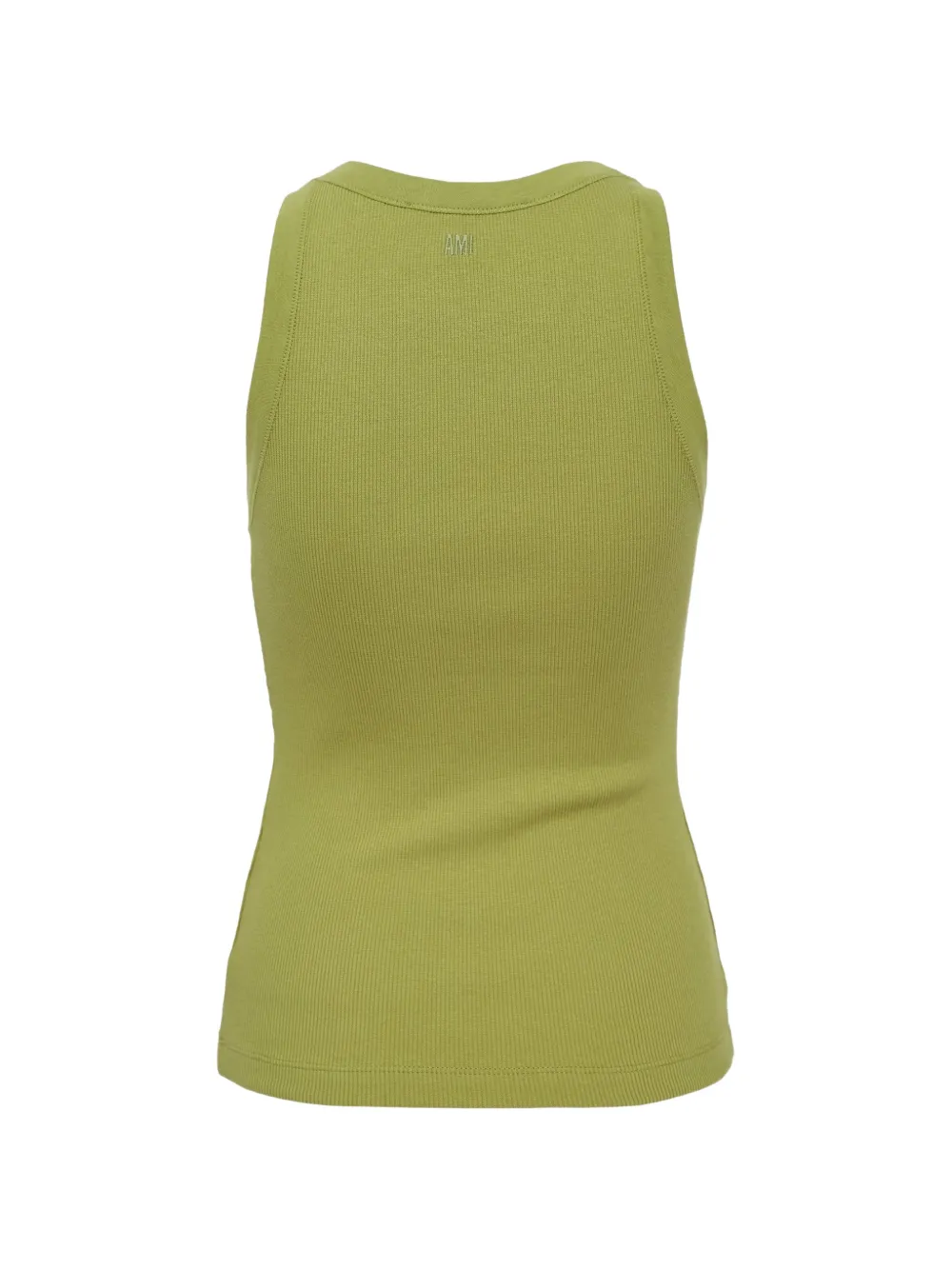 AMI Paris Ami de Coeur geribbelde tanktop Groen