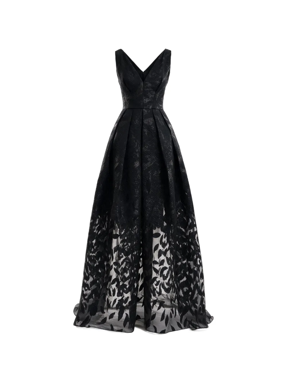 Gemy Maalouf V-neck jacquard dress
