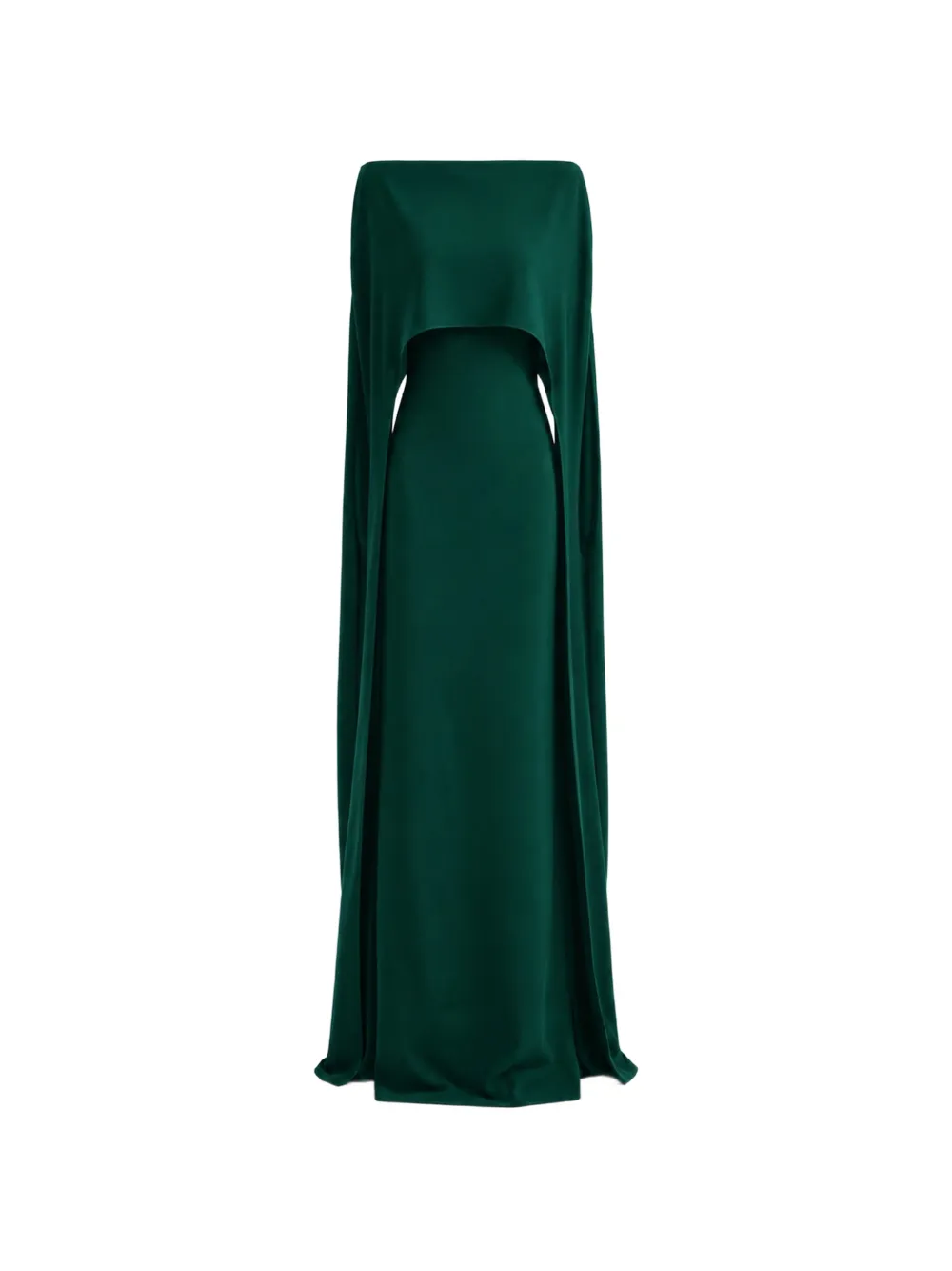 Gemy Maalouf Jurk met cape-overlay Groen