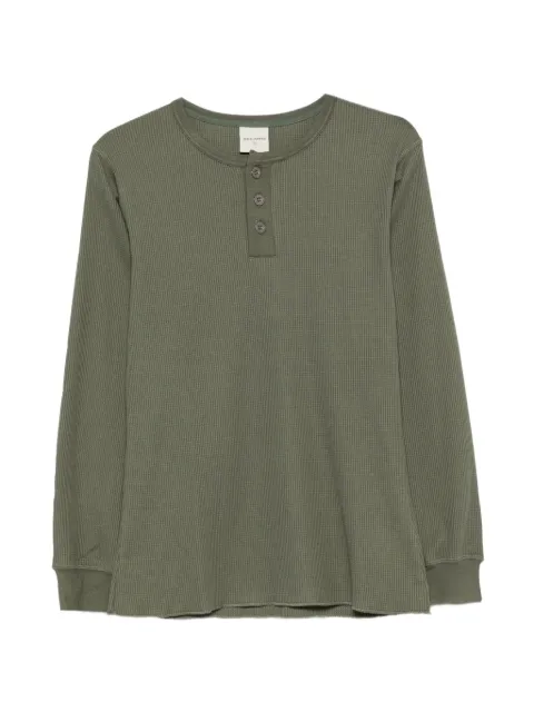 WALK IN PARIS waffle-knit long-sleeve T-shirt