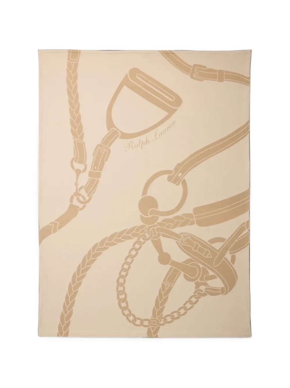 Ralph Lauren Home Equestrian Stadium blanket - Tons neutres