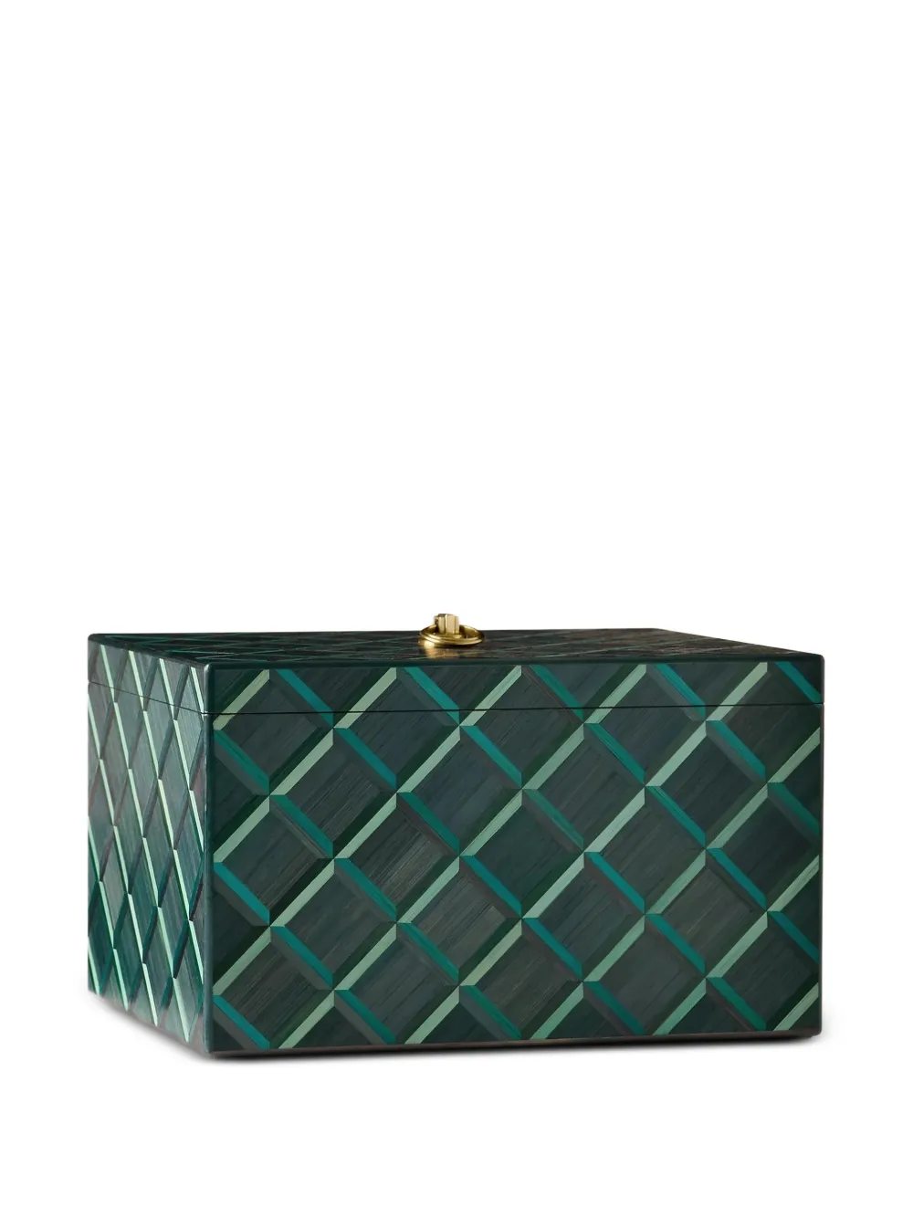 Ralph Lauren Home Madeline geometric-pattern box - Vert Ralph Lauren Home Madeline geometric-pattern box - Vert