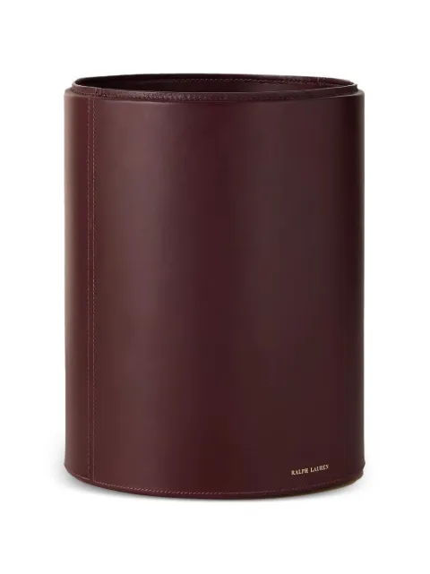Ralph Lauren Home Brennan leather waste bin