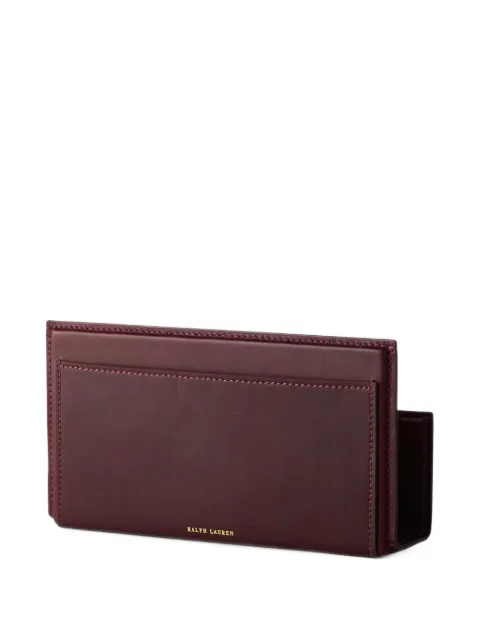 Ralph Lauren Home Brennan logo-print leather letter rack