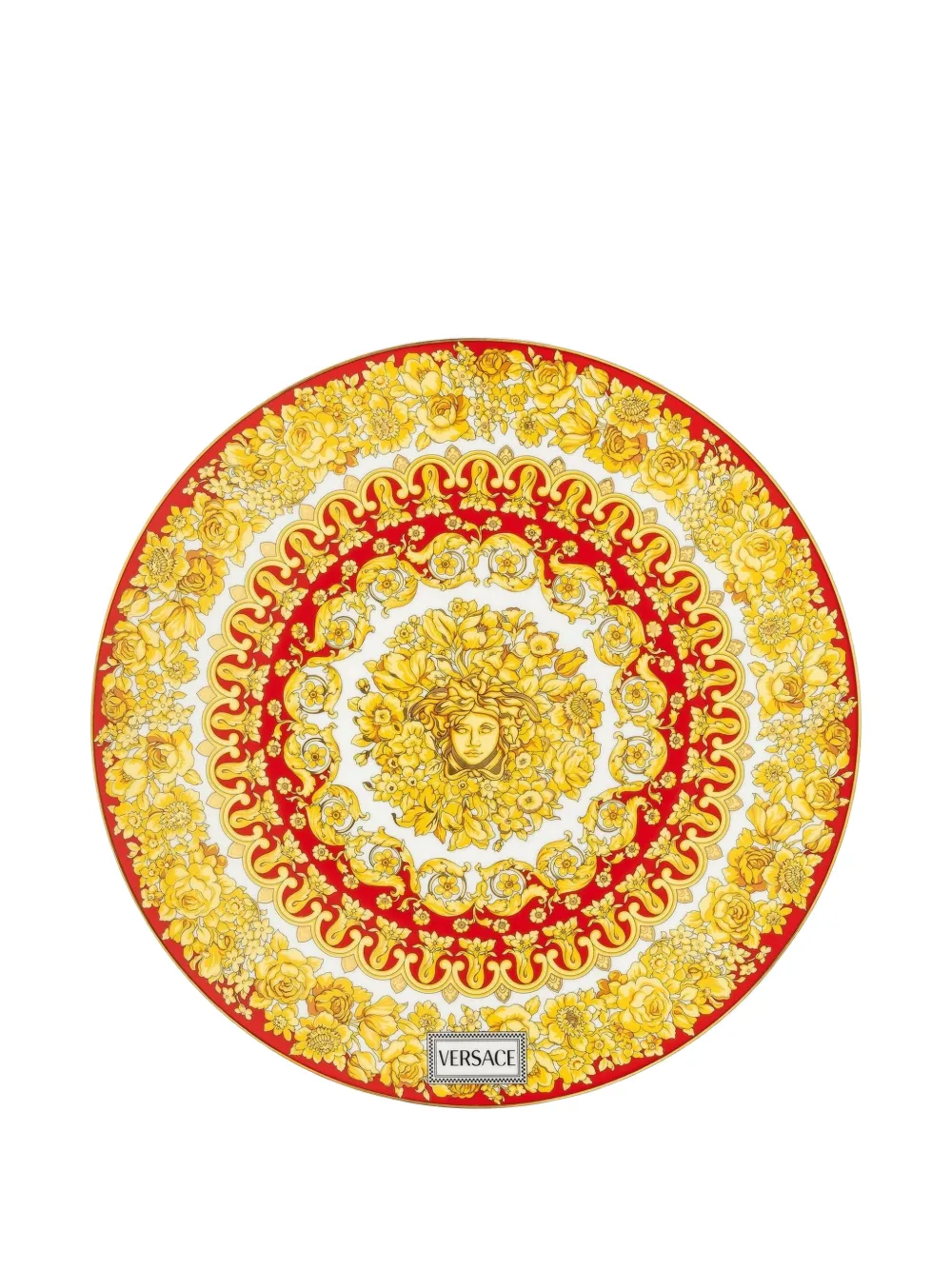 Versace x Rosenthal service plate 33 cm - Gelb