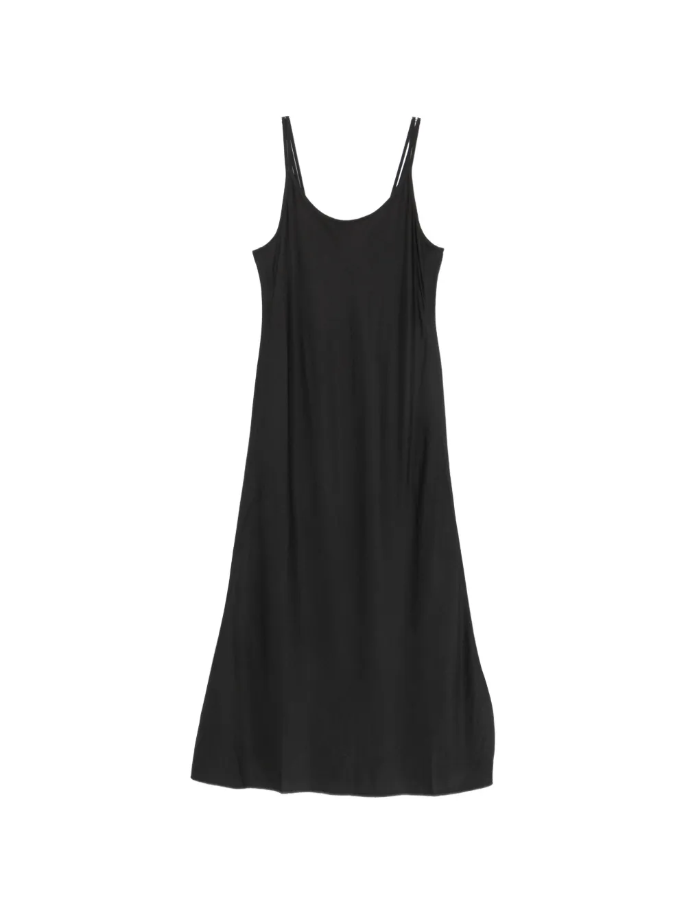 OUR LEGACY Glide button-detailed scoop-neck midi dress - Black
