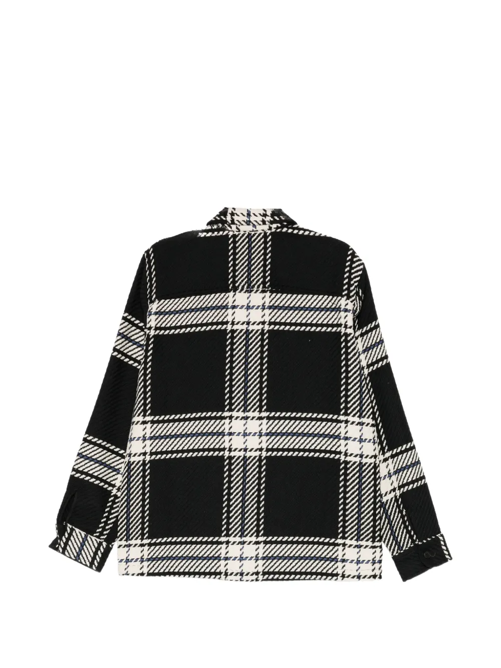Wax London Whiting shirtjack Zwart