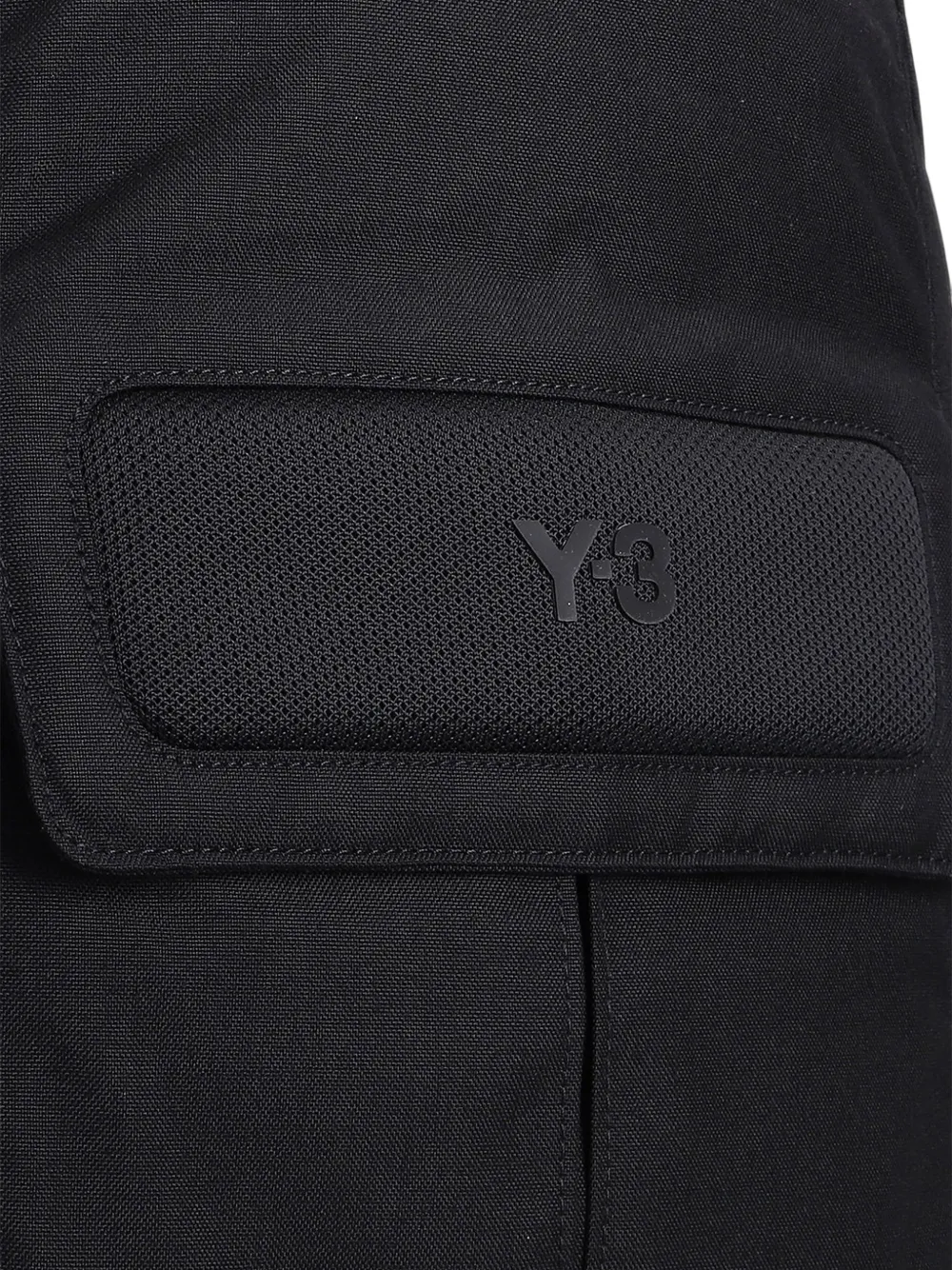 Y-3 Rugzak met logopatch Zwart