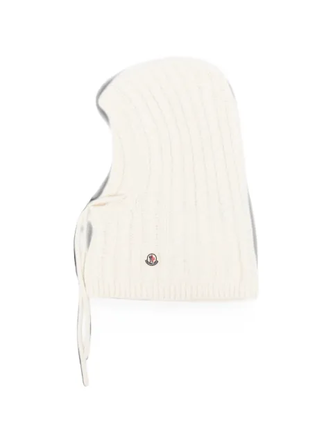 Moncler cable-knit balaclava