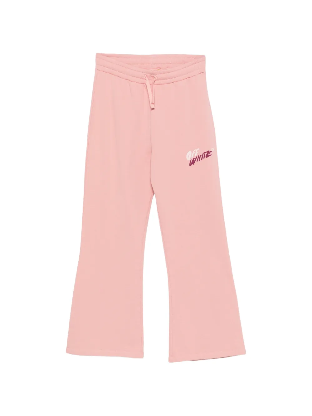 Off-White Kids logo-print track pants - Rosa