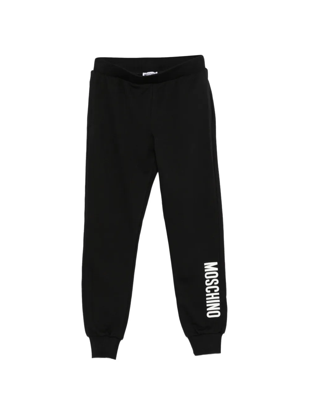Moschino Kids logo-print track pants - Nero