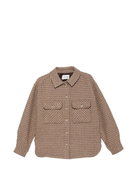 SoSUE check-pattern flap-pocket jacket