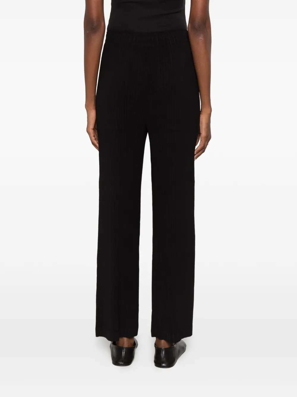 Issey Miyake pleated trousers Zwart