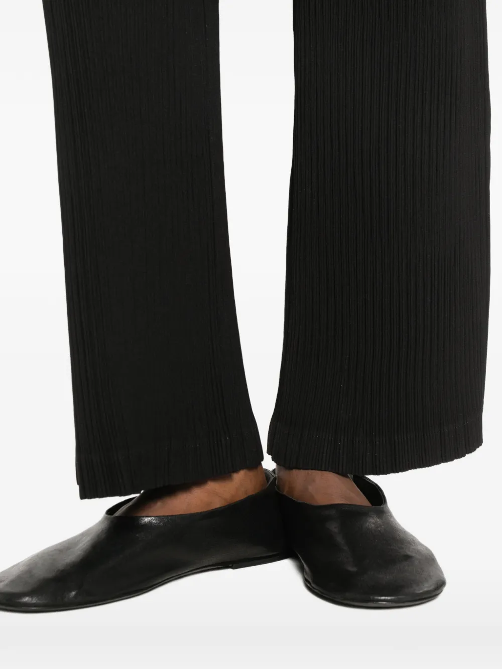 Issey Miyake pleated trousers Zwart