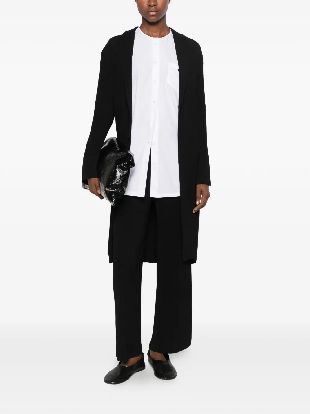 Issey Miyake pleated trousers Zwart