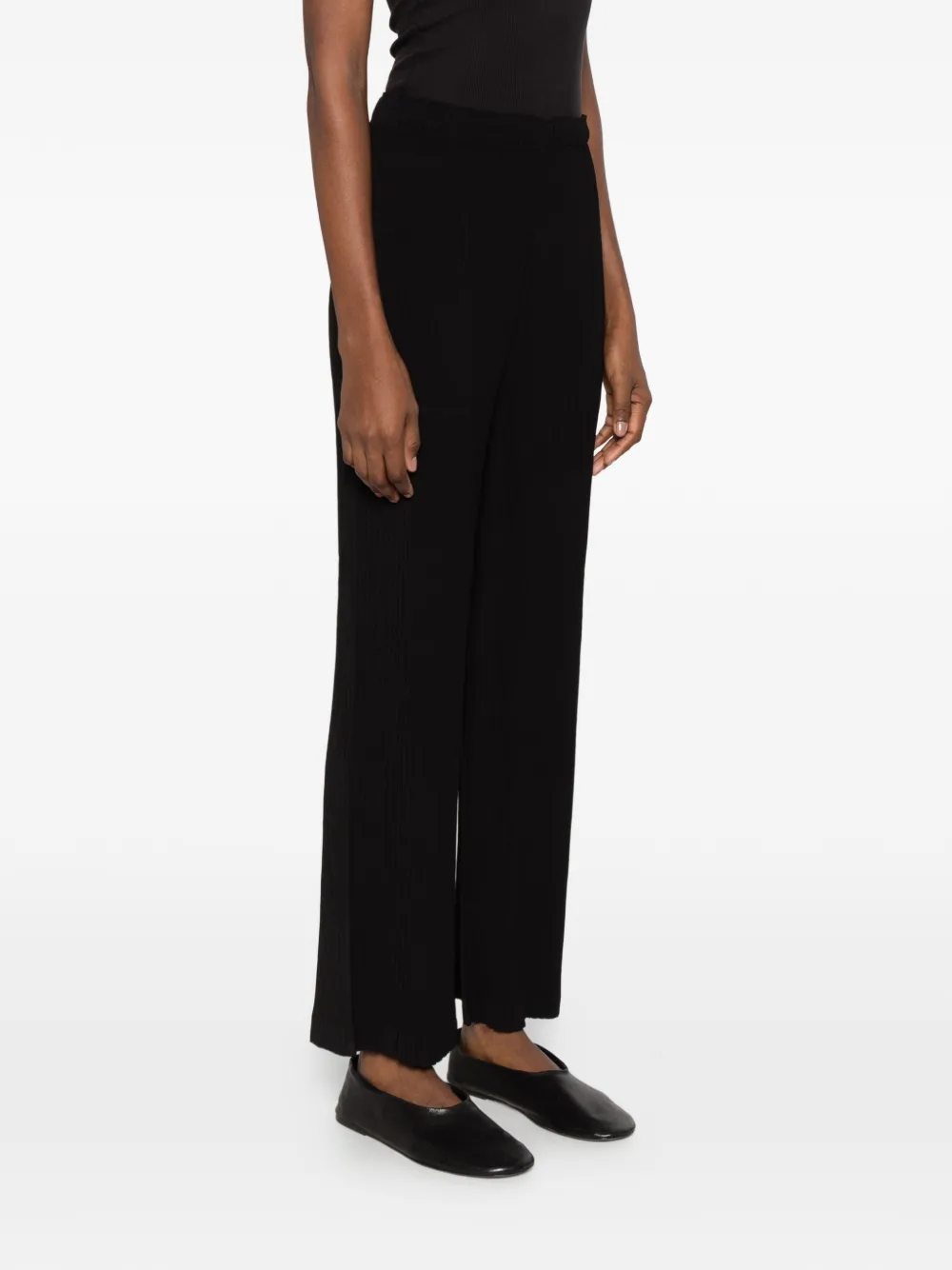Issey Miyake pleated trousers Zwart