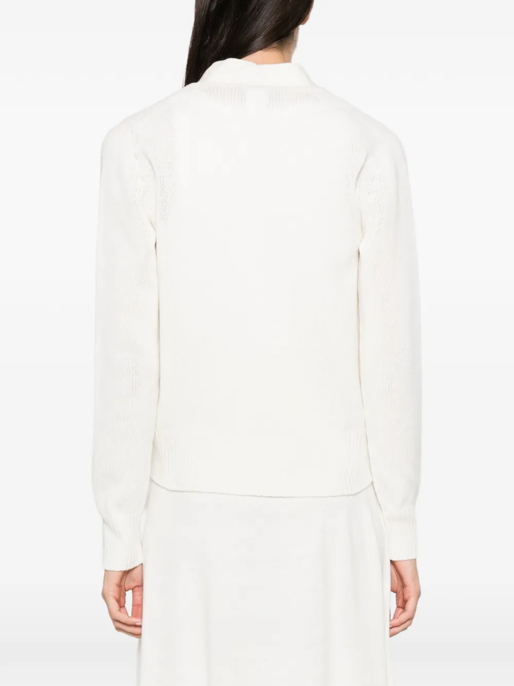 Fabiana Filippi V-neck button-up cardigan Beige