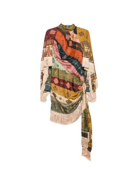 ZIMMERMANN Valiant fringed mini dress