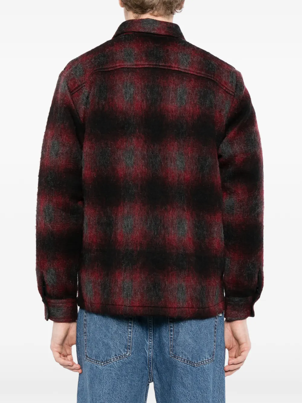 Wax London Whiting shirtjack Rood