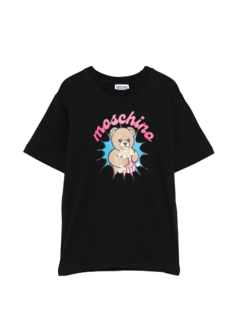 Moschino Kids 테디 베어 그래픽 프린트 티셔츠