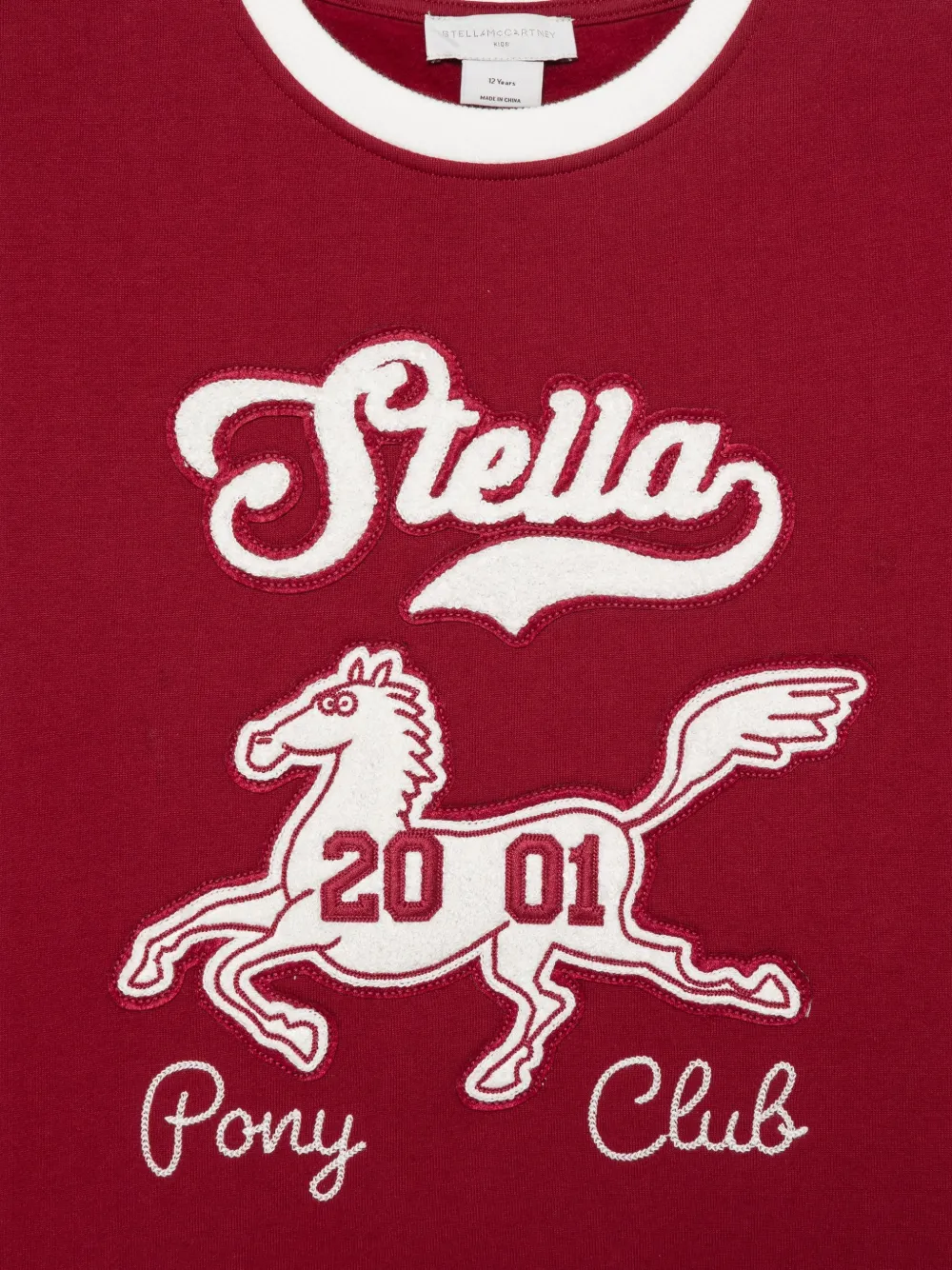 Stella McCartney Kids Jurk met grafische print Rood