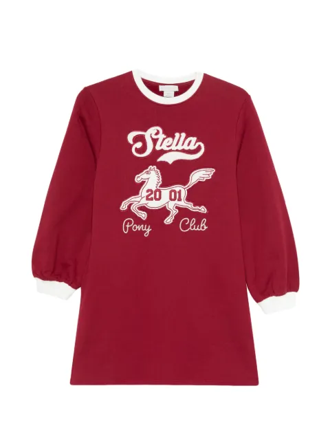 Stella McCartney Kids graphic-print long-sleeve dress