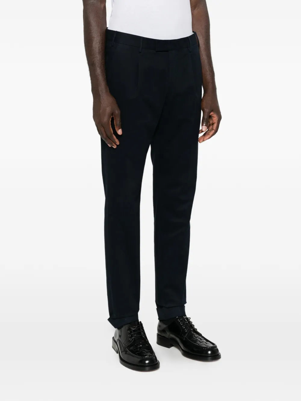 PT Torino pleated tailored trousers Blauw