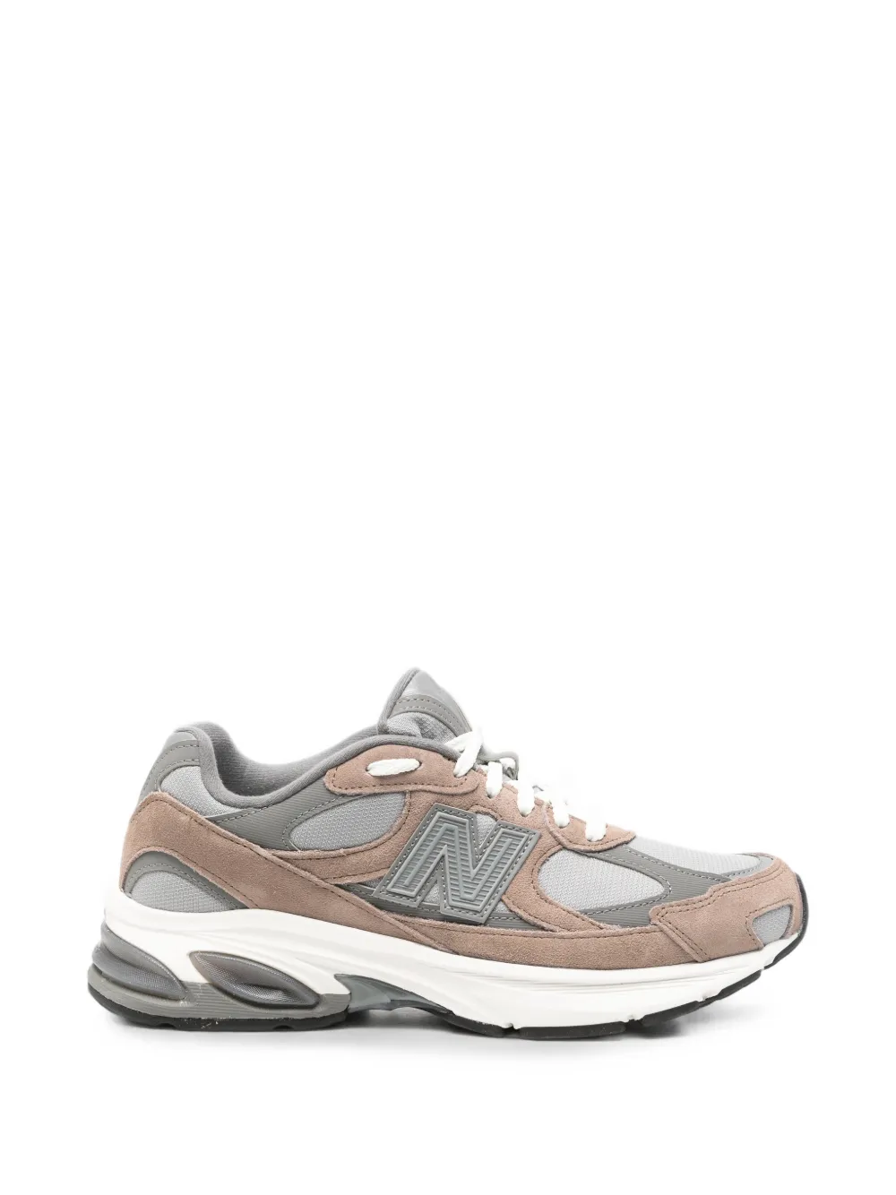 New Balance suede-panelled sneakers