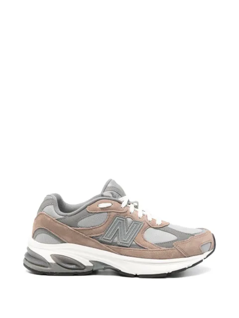 New Balance suede-panelled sneakers