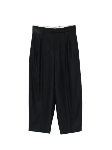 ROSSI pleated cropped trousers