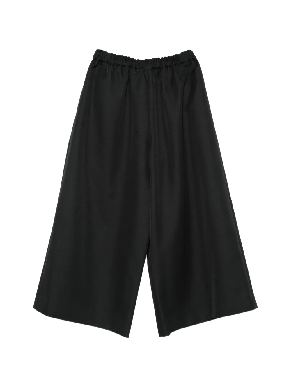 Comme Des Garçons Elastische palazzo broek met wijde pijpen Zwart